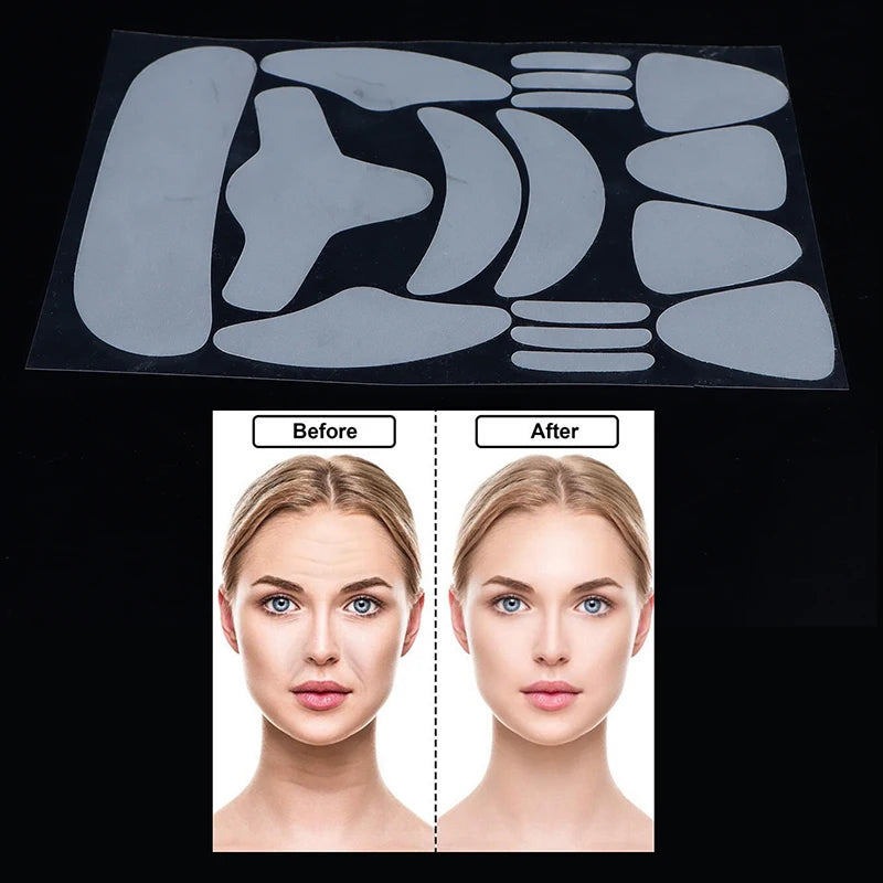 16Pcs Face Patches anti Rimpel Pads anti Wrinkle Removal Sticker Face Forehead Neck Eye Sticker Skin Care Patch